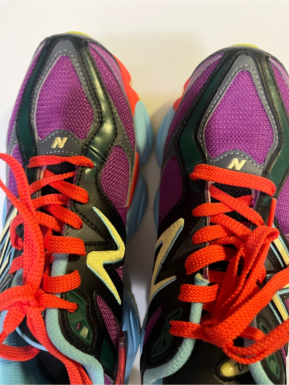 New Balance Multicolor Running Sneakers - Purple, Teal & Red - Picture 6 of 14